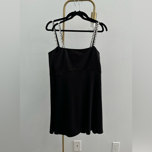 Alice + Olivia Rhinestone Strap Mini Dress - Picture 5 of 11